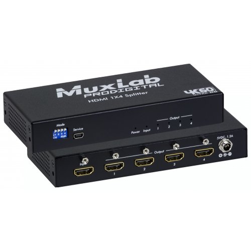 Muxlab HDMI 1x4 4K60 Splitter