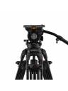 E-Image EG05A2D Two Stage Aluminum Tripod w/Fluid Head - Studio Kit