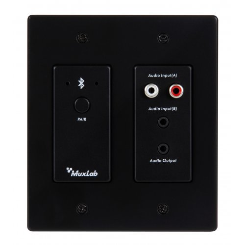 Muxlab Bluetooth and Analog Audio to Dante Interface - Black