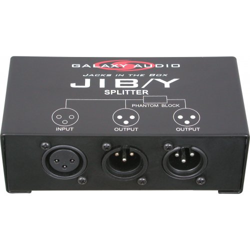 Galaxy Audio JIB/S Jack In The Box XLR Splitter