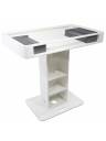 ProX Control Tower DJ Podium Stand (No Case) - White