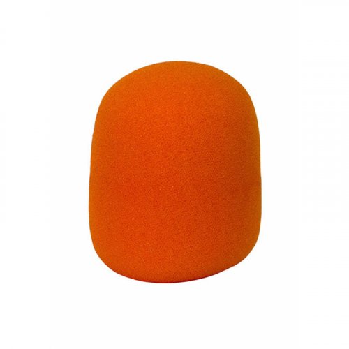 On-Stage Stands Foam Microphone Windscreen, Orange