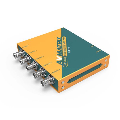 AVMatrix SD1141 1×4 SDI Re-Clocking Distribution Amplifier