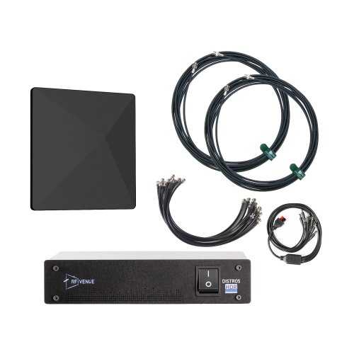 RF Venue DISTRO5 HDR Kit w/ Diversity Architectural Antenna (Black)