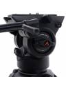 E-Image 2-Stage Aluminum Tripod w/Fluid Head and Dolly - Studio Kit