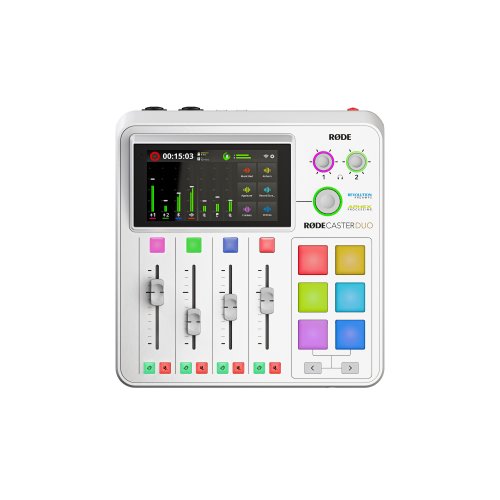 RODE RODECaster Duo Integrated Audio Production Studio (White)