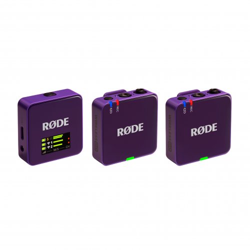 RODE Wireless Go III Dual Microphone System - Purple