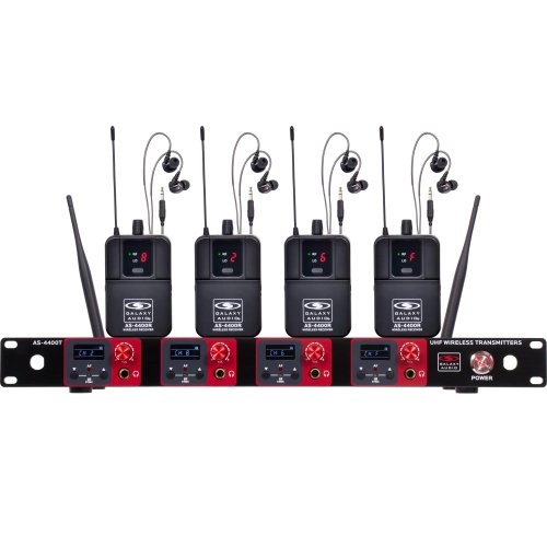 Galaxy Audio AS-4400 Quad Wireless In-Ear Monitor System