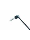 Cable Techniques Low-Profile Right Angle 1/4in TRS w/Large Cap - Gray