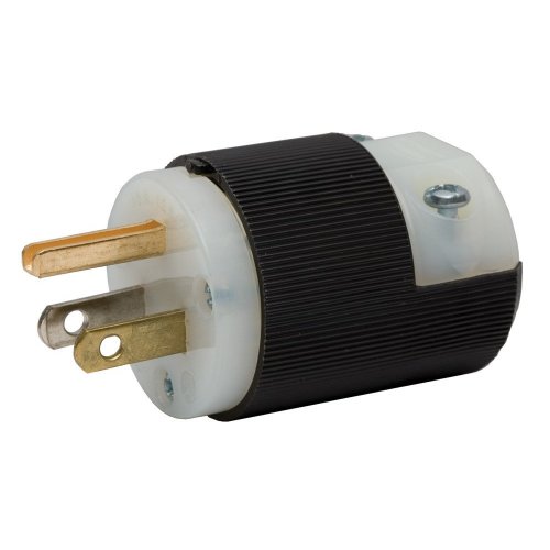 Hubbell HBL5266C Male Round UGround Edison 15a 125v 2P3W