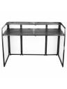 Odyssey Media DJ Booth, Fits 65″ Flat Screen TV/Monitor