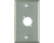 AVShop.ca Single Gang 1x D Neutrik Punch Wall Plate