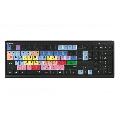 Logickeyboard Avid NewsCutter ASTRA 2 Backlit Keyboard - PC