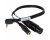 Sescom iPhone/iPod/iPad TRRS to XLR Microphone Cable w/Headphone Jack