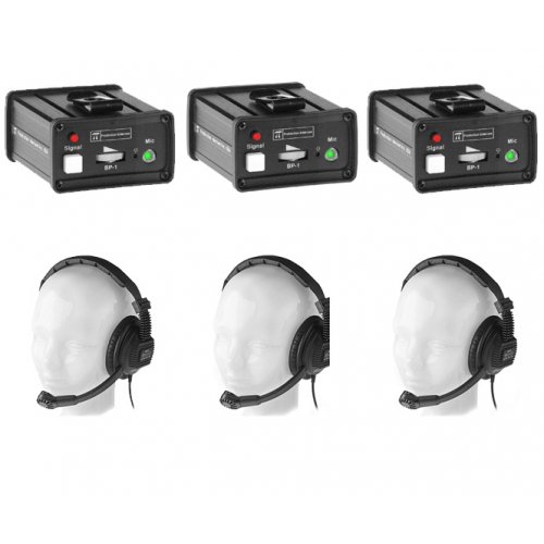 Pro Intercom econoCom EC3E (3 Beltpacks + 3 Headsets)