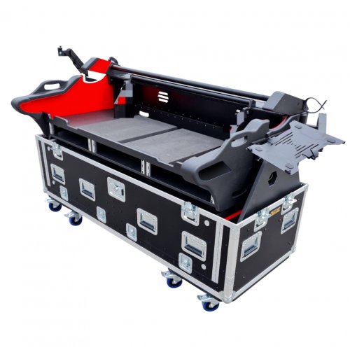ProX DiGiCo Quantum 338 Flip-Ready Hydraulic Console w/ 2x 2U