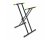 Gravity Stands Keyboard Stand X-Form - Double