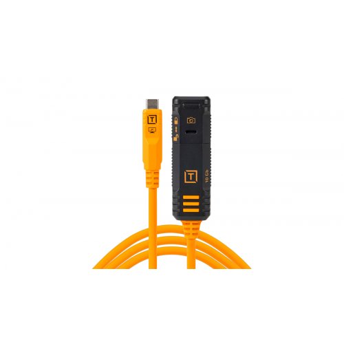 Tether Tools TetherPro Optima 10G USB-C Extension Cable, 16ft - Orange