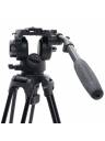 E-Image 2-Stage Aluminum Tripod w/Fluid Head and Dolly - Studio Kit