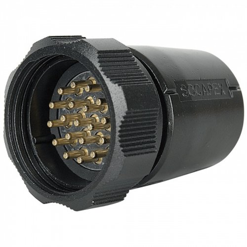 Amphenol Socapex 19-Pin Inline Male Connector