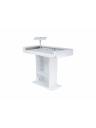 Headliner Malibu Portable DJ Booth - White