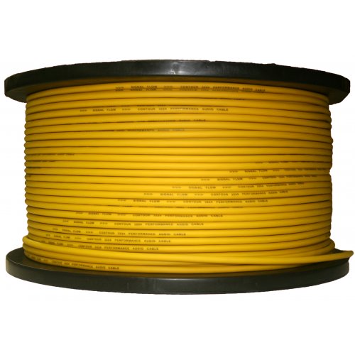 BRTB Contour 3224 Yellow Bulk Microphone Cable - 305m / 1000 Feet