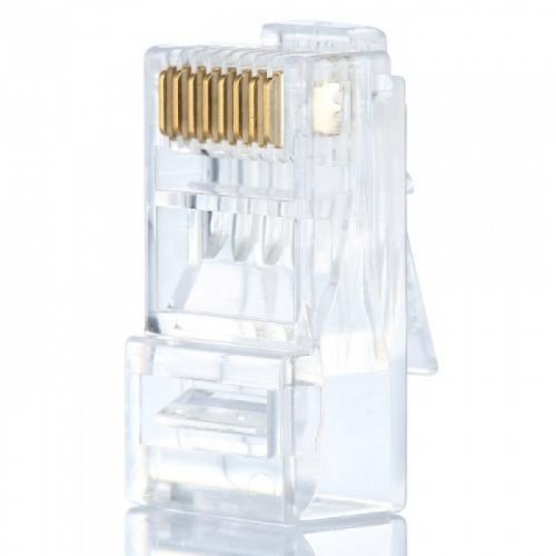 RJ45 Cat6 Connector Plugs (100-Pack)