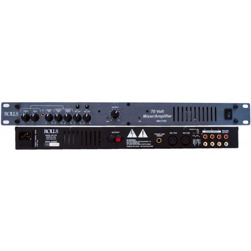 Rolls MA1705 70V 5-Input Mixer/Amplifier