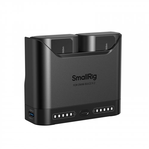 SmallRig Turbo Charging Kit for Panasonic DMW-BLK22 Camera Batteries