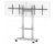 AVFI SYZ80-D-W Mobile Interactive Stand For Dual Monitors