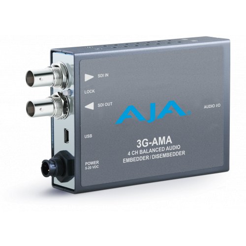 AJA 3G-AMA 3G-SDI Analog Audio Embedder/Disembedder