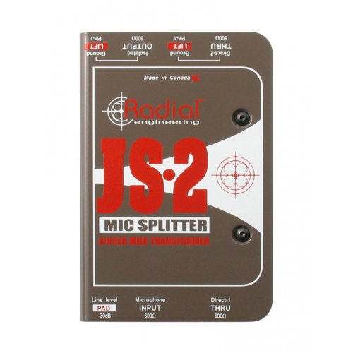 Radial JS2 Two-Way Mic Splitter