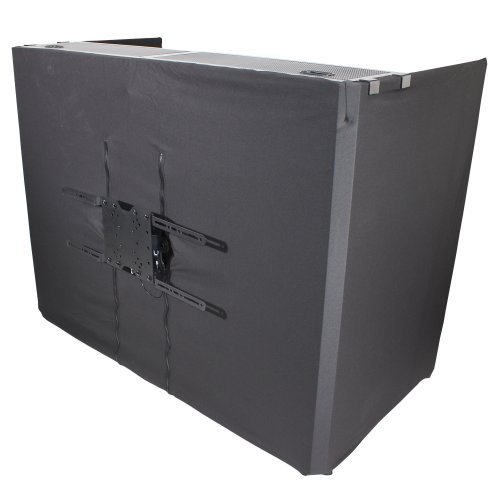 ProX Mesa Media MK2 DJ Facade w/ TV Mount