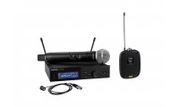 Shure SLX-D+ Digital Wireless Combo System w/SM58 & WL185m Microphones