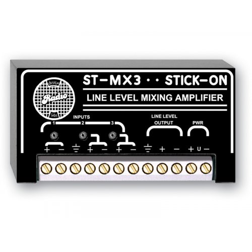 RDL ST-MX3 3 Channel Audio Mixer
