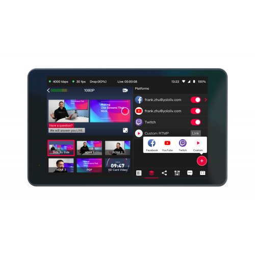 YoloLiv YoloBox PRO Portable Multicam Live Streaming Studio
