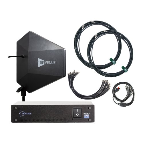 RF Venue Diversity Fin IPX 5-Channel Wireless Mic Upgrade Pack - Black