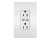 ON-Q 6.0A Ultra-Fast Type C/C USB Chargers with Duplex 15A