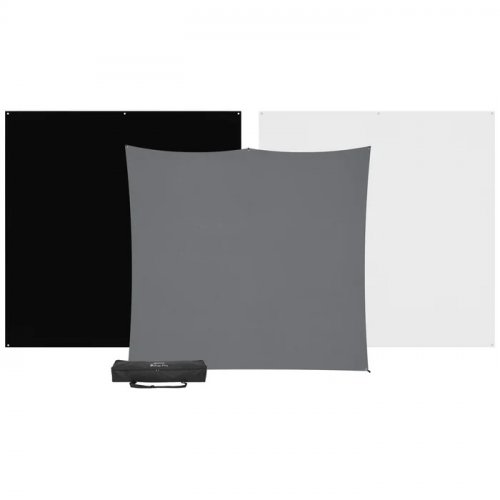 Wescott X-Drop Pro 3-Pack Backdrop Kit (8x8)
