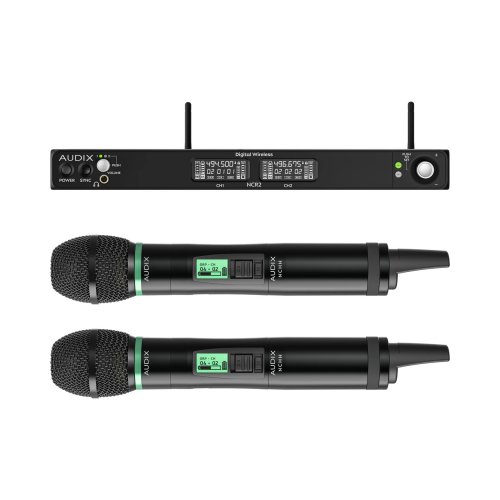Audix NC2HEC Novacore Dual-Channel Cardioid Handheld Wireless System