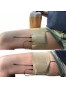 Remote Audio URSA Thigh Strap with Vertical Pouch - Beige