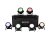 ADJ ElectraPix Par 7 Pak Battery Powered Wireless DMX LED Fixture
