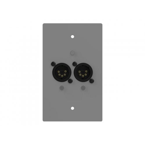 ChamSys GeNetix GW2I 2-Port Wall Mount PoE Powered Node - DMX In
