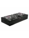 Odyssey Black Label DJ Battle Coffin for Turntables & 10in Mixer