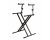 Gator Heavy Duty 2-Tier X-Style Keyboard Stand - Black