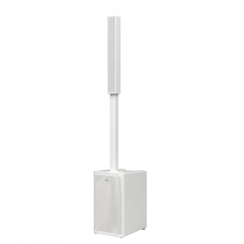 RCF EVOX JMIX9 Active Three-Way Portable Column Speaker w/8ch Mixer - White