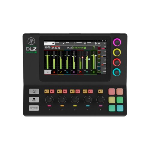 Mackie DLZ Creator XS Compact Digital Mixer for Podcasting and Streaming