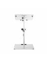 Gravity Universal Laptop Stand w/ Adjustable Pins & Steel Base - White
