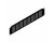 Penn-Elcom 2U Black Flanged Rack Panel with Horizontal Vents