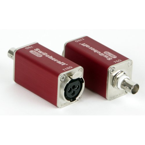 Switchcraft 366R AES-EBU Adapter (XLRf to BNC)